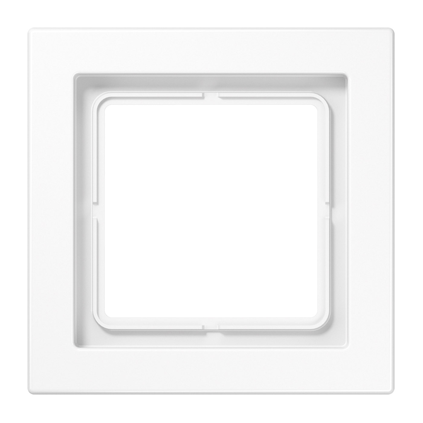 Рамка для терморегулятора белая квадратная